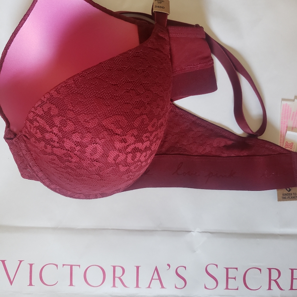 NWT VS PINK Push Up Bra - 34DD